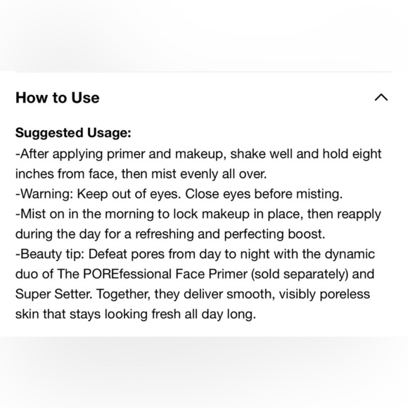 NIB Benefit The POREfessional Super Setter Setting Spray Deluxe Travel Size - Picture 6 of 8